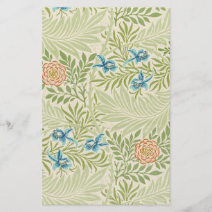 Papeterie Motif floral de pied-d'alouette de William Morris