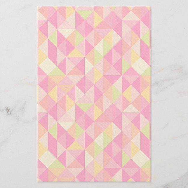 Papeterie Motif géométrique triangles (Devant)