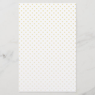 Papeterie Motif Gold Foil Tiny Polkadot