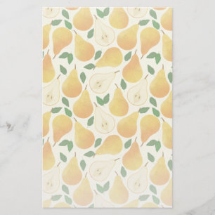 Papeterie Motif Golden Pears