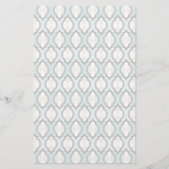 Papeterie Motif marocain de turquoise (Devant)
