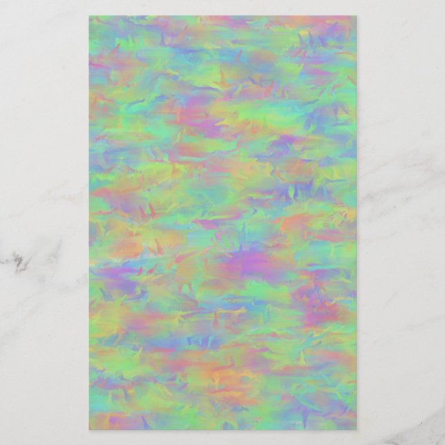 Papeterie Motif multicolore abstrait (Devant)