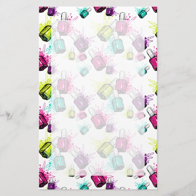 Papeterie Motif polonais Neon Nail (Devant)
