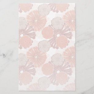 Papeterie Motif rose Gold Flower