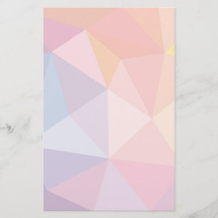 Papeterie Motif triangle Abstrait coloré