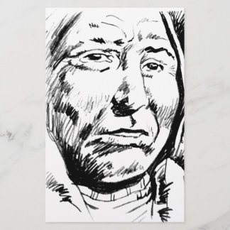 Papeterie Motivation du croquis en chef indien