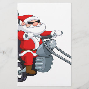 Papeterie motocycliste santa claus