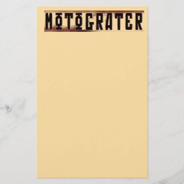 Papeterie MOTOGRATER (Devant)