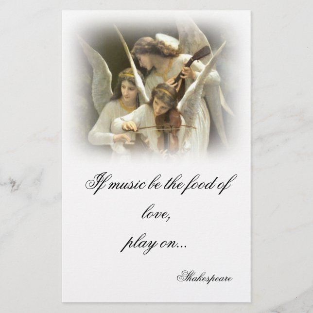 Papeterie Musical Angels (Devant)