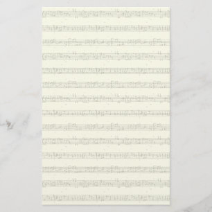 Papeterie Musique de feuille stationnaire