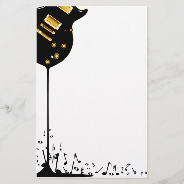 Papeterie Musique débordante (Devant)