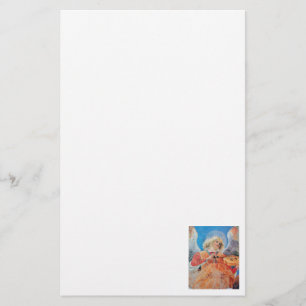 Papeterie MUSIQUE FABRIQUANT NOËL ANGE Bleu BLANC