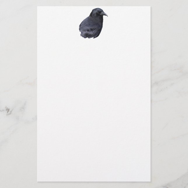 Papeterie Mystic Raven Portrait Celtic Pagan Art (Devant)