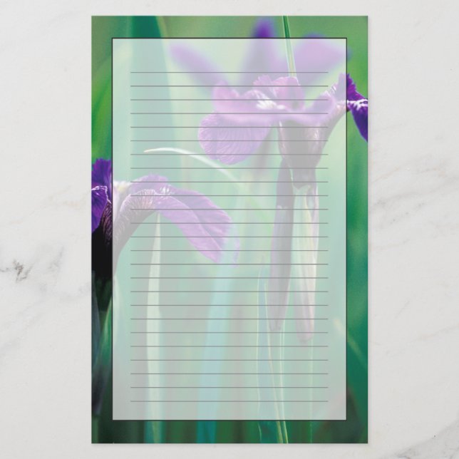 Papeterie NA, États-Unis, Alaska, Knight Island, Wild Iris (Devant)