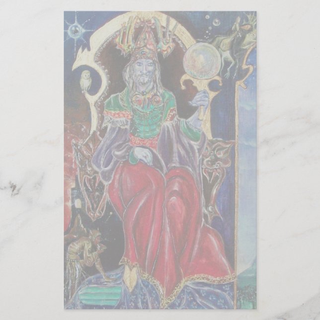 Papeterie NEUROMANCER red purple bleu (Devant)