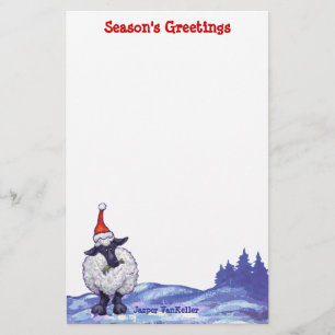 Papeterie Noël des moutons