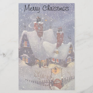 Papeterie Noël vintage, Atelier du Père Noël Pôle Nord
