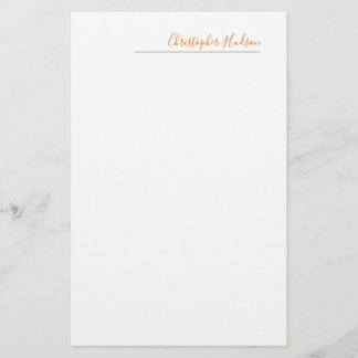 Papeterie Nom de calligraphie simple professionnel