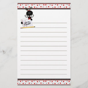 Papeterie Note de coccinelle pour le parent