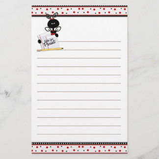 Papeterie Note de coccinelle pour le parent