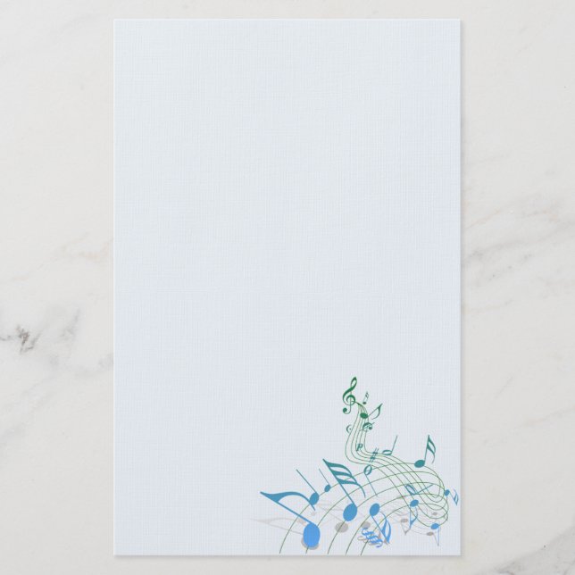 Papeterie Notes de musique (Devant)