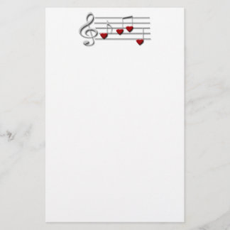 Papeterie notes de musique