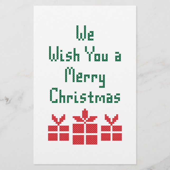 Papeterie Nous vous souhaitons un joyeux Noël (Devant)