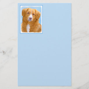 Papeterie Nouvelle-Écosse Peinture de chien pour l'essayeur