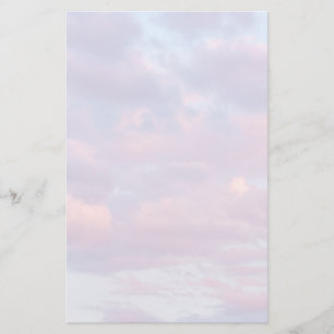 Papeterie Nuages roses et violets