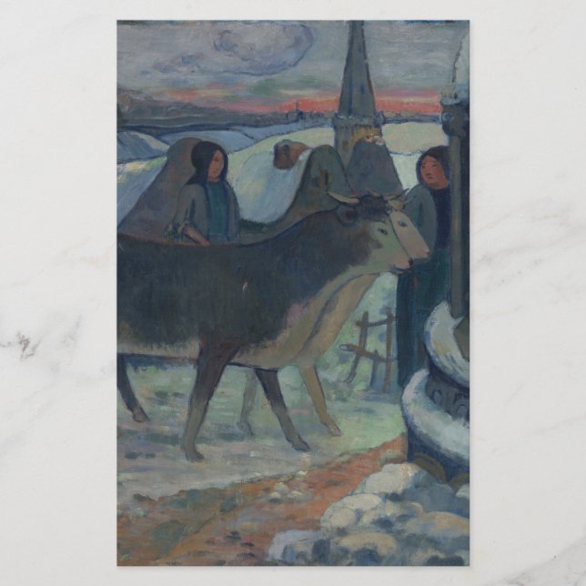 Papeterie Nuit de Noël (La Bénédiction des Oxen) (Devant)