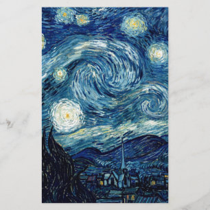 Papeterie Nuit étoilée par Vincent van Gogh