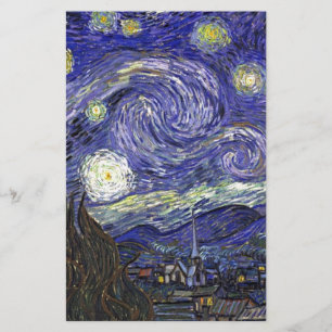 Papeterie Nuit étoilée, Vincent van Gogh.