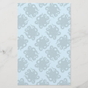 Papeterie Octopus sur Motif bleu