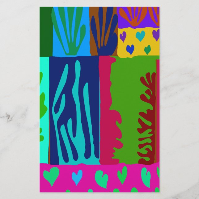 Papeterie Ode to Matisse Collage (Devant)