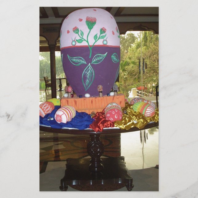 Papeterie OEufs de Pâques décorés (Devant)