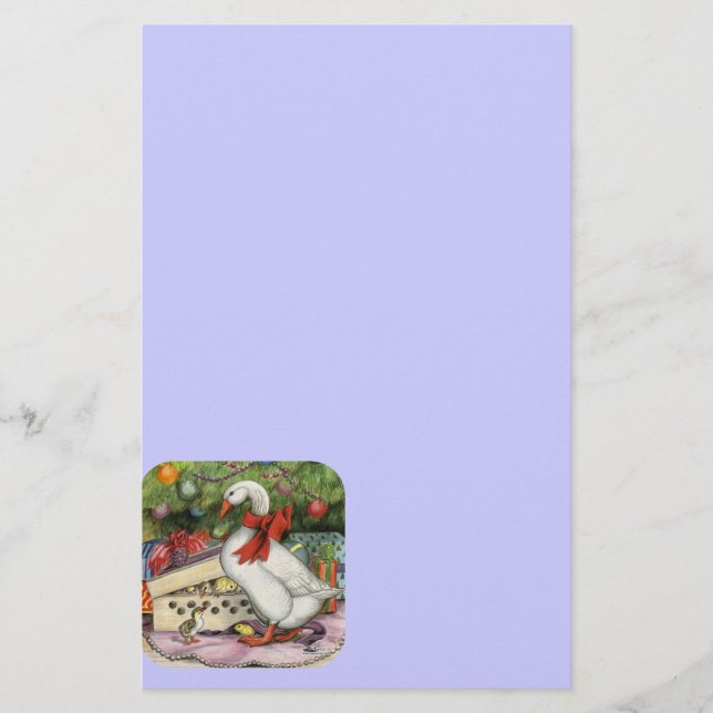 Papeterie Oie de Noël (Devant)