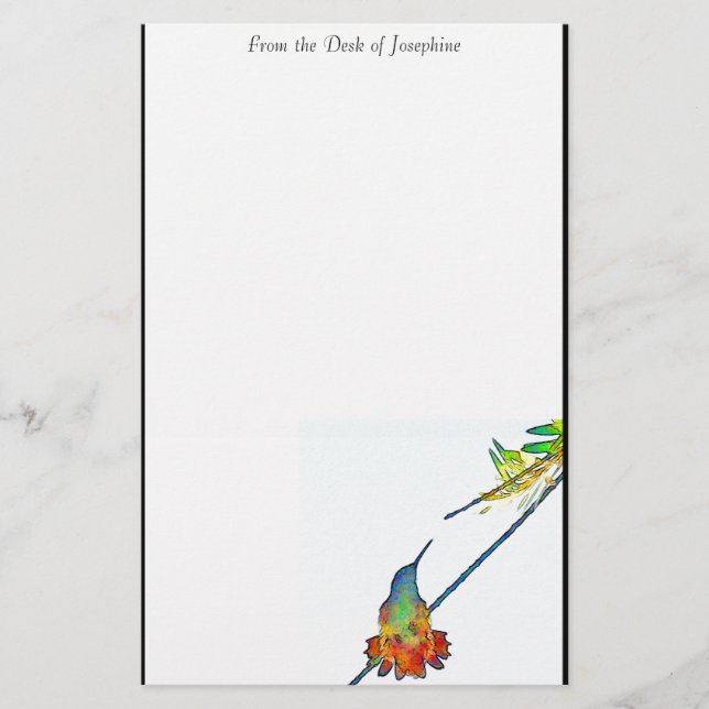 Papeterie Oiseaux d'oiseaux d'oiseaux d'animaux sauvages Flo (Devant)