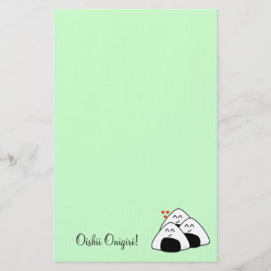 Papeterie Oishii Onigiri stationnaire (pâlissez - le vert)