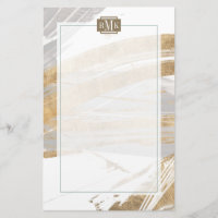 Or et gris du monogramme |