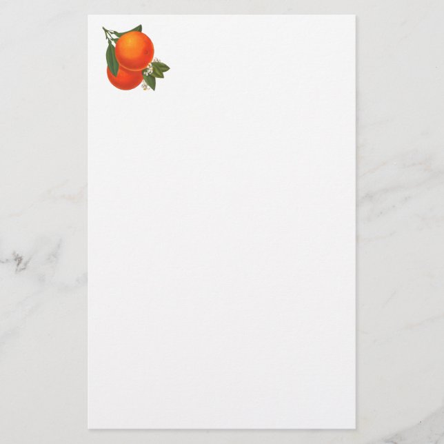 Papeterie Oranges Vintage (Devant)