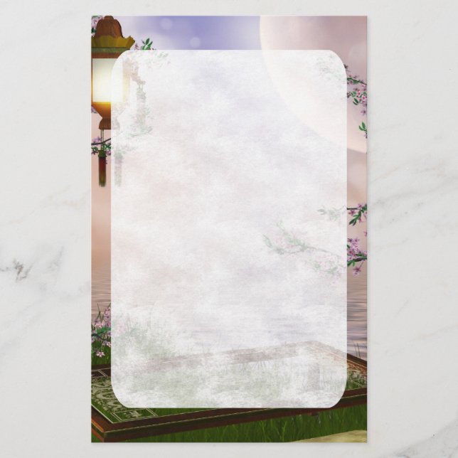 Papeterie orientale de fleurs de cerisier (Devant)