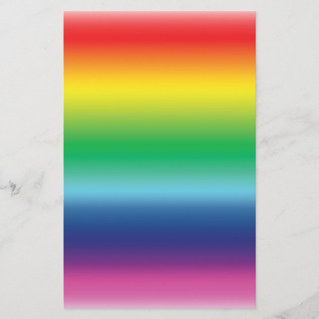 Papeterie orteil arc-en-ciel couleurs lgbt (Devant)