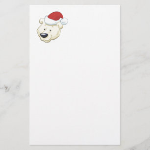 Papeterie Ours polaire de Noël