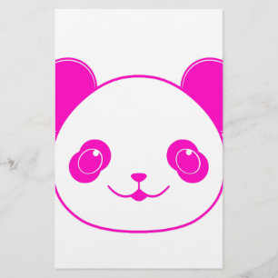 Papeterie Ours rose Kawaii Panda