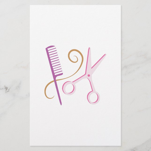 Papeterie Outils de coiffeur (Devant)