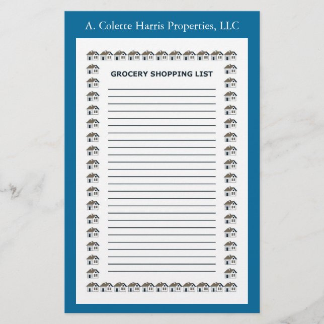 Papeterie Pad - Conception 2 (Devant)