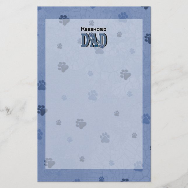 Papeterie PAPA de Keeshond (Devant)