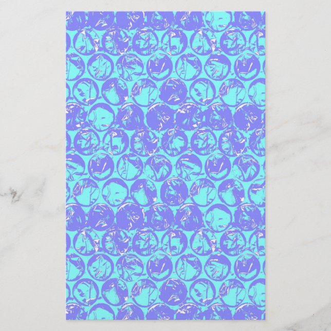 Papeterie Papier à bulle d'art pop (Devant)