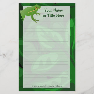 Papeterie Papier à grenouille