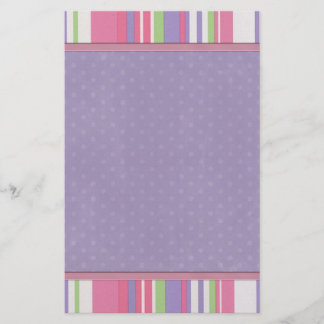Papeterie Papier à lettres à la mode Girly Pink and Purple S